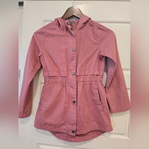 C&C California Dusty Rose Hooded Kids Jacket